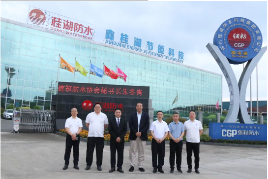 中國建筑防水協會秘書長朱冬青調研桂湖防水集團，共話防水行業發展新機遇